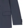 Zweiteiliger Slim-Fit-Anzug aus gemusterter Schurwolle