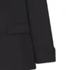 Zweiteiliger Slim-Fit-Anzug aus gemusterter Schurwolle
