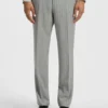 Zweiteiliger Slim-Fit-Anzug aus gestreifter Schurwolle