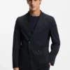 Zweiteiliger Slim-Fit-Anzug aus Performance-Stretch-Stoff