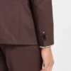 Zweiteiliger Slim-Fit-Anzug aus Schurwolle mit feinem Muster