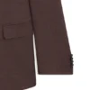 Zweiteiliger Slim-Fit-Anzug aus Schurwolle mit feinem Muster