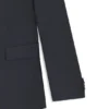 Zweiteiliger Slim-Fit-Anzug aus Schurwolle mit feinem Muster Zweiteiliger Slim-Fit-Anzug aus Schurwolle mit feinem Muster