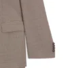 Zweiteiliger Slim-Fit-Anzug aus Schurwolle mit feinem Muster
