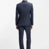 Zweiteiliger Slim-Fit-Anzug aus Schurwolle und Seide