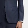 Zweiteiliger Slim-Fit-Anzug aus Schurwolle und Seide