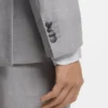 Zweiteiliger Slim-Fit-Anzug aus Schurwolle und Seide