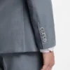 Zweiteiliger Slim-Fit-Anzug aus Schurwolle und Seide