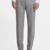 Zweiteiliger Slim-Fit-Anzug aus Schurwolle und Seide