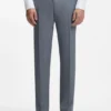 Zweiteiliger Slim-Fit-Anzug aus Schurwolle und Seide