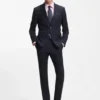 Zweiteiliger Slim-Fit-Anzug aus Stretchstoff