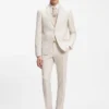 Zweiteiliger Slim-Fit-Anzug aus Stretchstoff