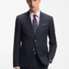 Zweiteiliger Slim-Fit-Anzug aus Stretchstoff