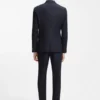 Zweiteiliger Slim-Fit-Anzug aus Stretchstoff