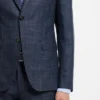 Zweiteiliger Slim-Fit-Anzug aus Wolle, Seide und Leinen