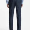 Zweiteiliger Slim-Fit-Anzug aus Wolle, Seide und Leinen
