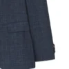 Zweiteiliger Slim-Fit-Anzug aus Wolle, Seide und Leinen