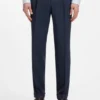 Zweiteiliger Slim-Fit-Anzug aus Wolle und Seide