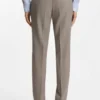 Zweiteiliger Slim-Fit-Anzug mit feinem Muster aus Stretch-Bekleidung Zweiteiliger Slim-Fit-Anzug mit feinem Muster aus Stretch-Bekleidung